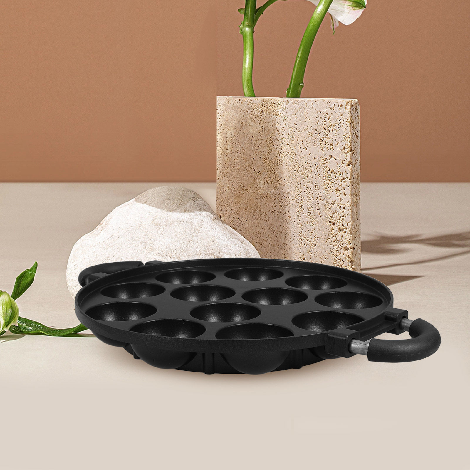 Takoyaki Grill Plate - 12 Hole Takoyaki Pan Nonstick Japanese