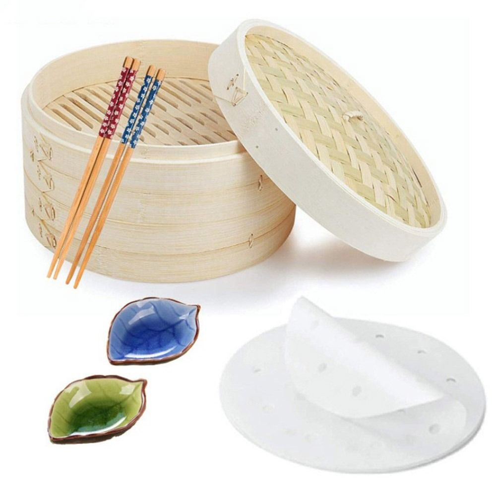 Chinese Steamer Bamboo Steamer - Bao Steamer Bamboo recension och pris
