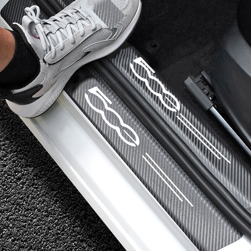 Car Door Sill Guard Plate Thre - Crepe Pan Carbon recension och pris
