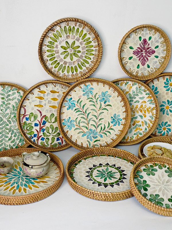 Handwoven ell Fruit Tray Break - Dim Sum Basket recension och pris