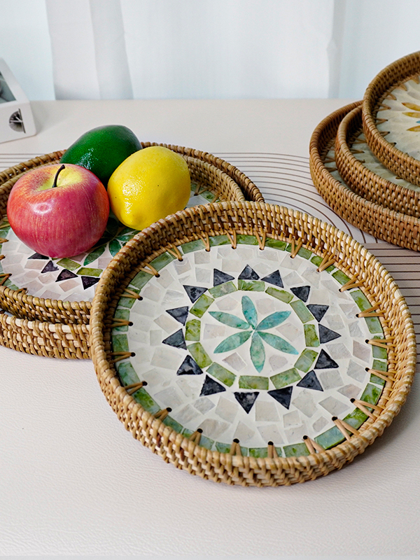 Handwoven ell Fruit Tray Break - Dim Sum Basket recension och pris