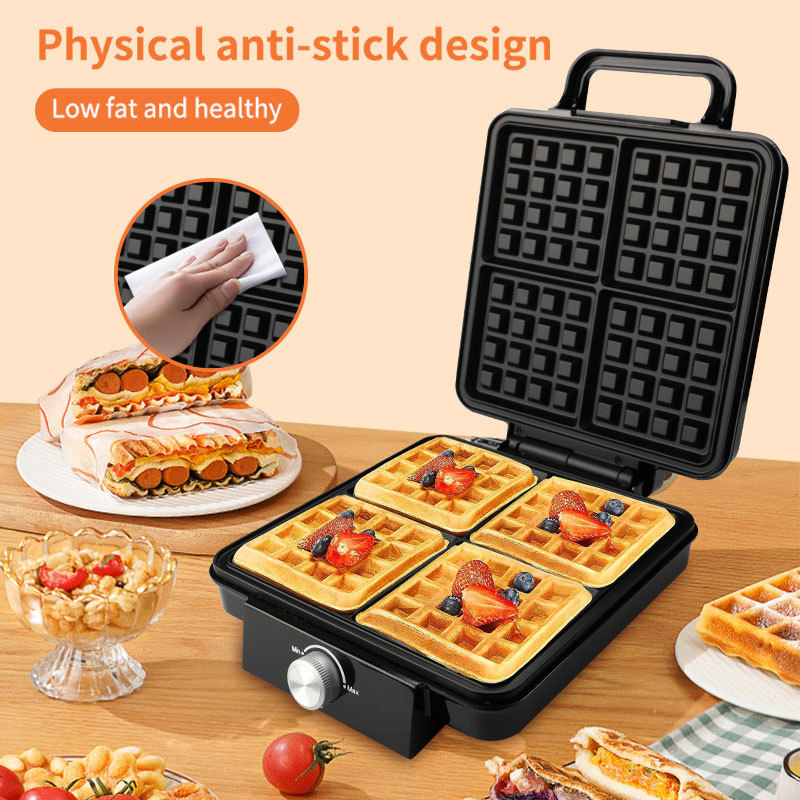 Reemix 4-Slice Belgian Mini Wa - Mini Pancake Griddle recension och pris