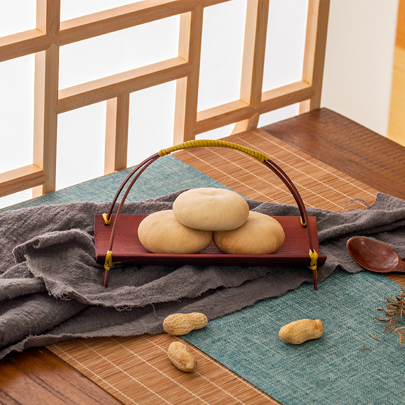 Handwoven Bamboo  Tea Tray Wed - Dim Sum Basket recension och pris