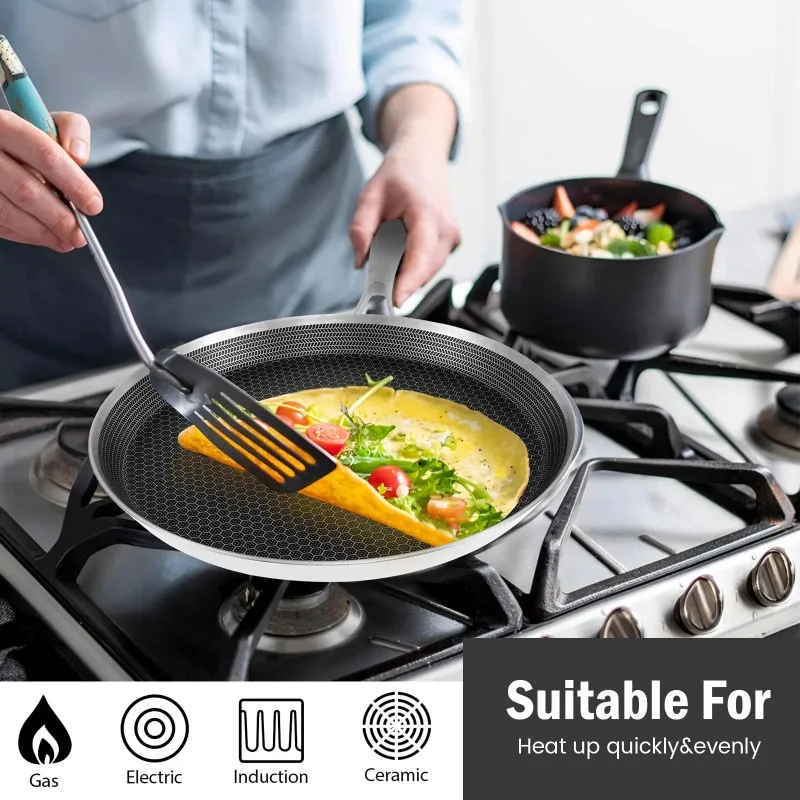 Crepe Pan Nonstick Honeycomb D - Danish Pancake Pan recension och pris