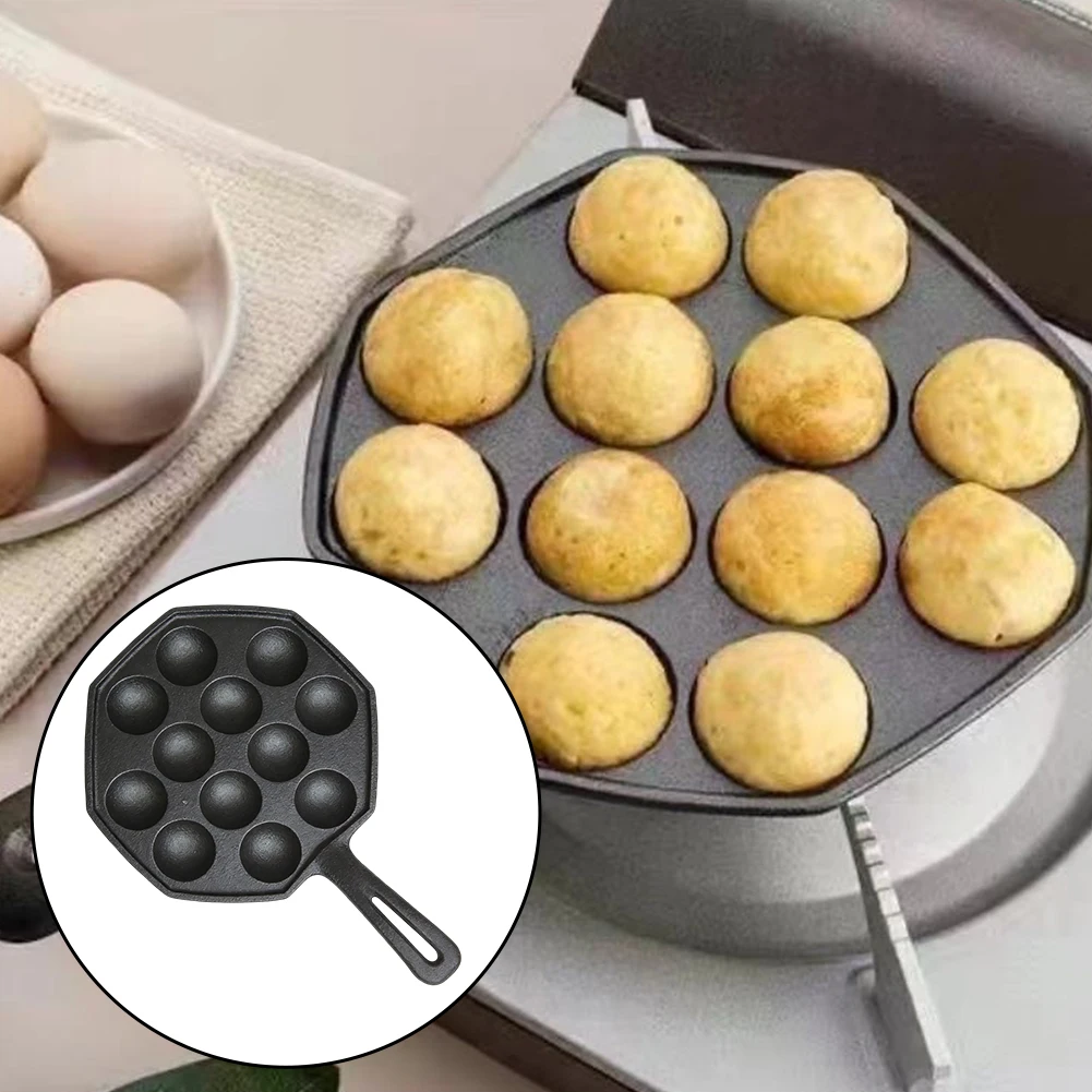 Cast Iron 12 Pits For Baking T - Takoyaki Grill Plate recension och pris