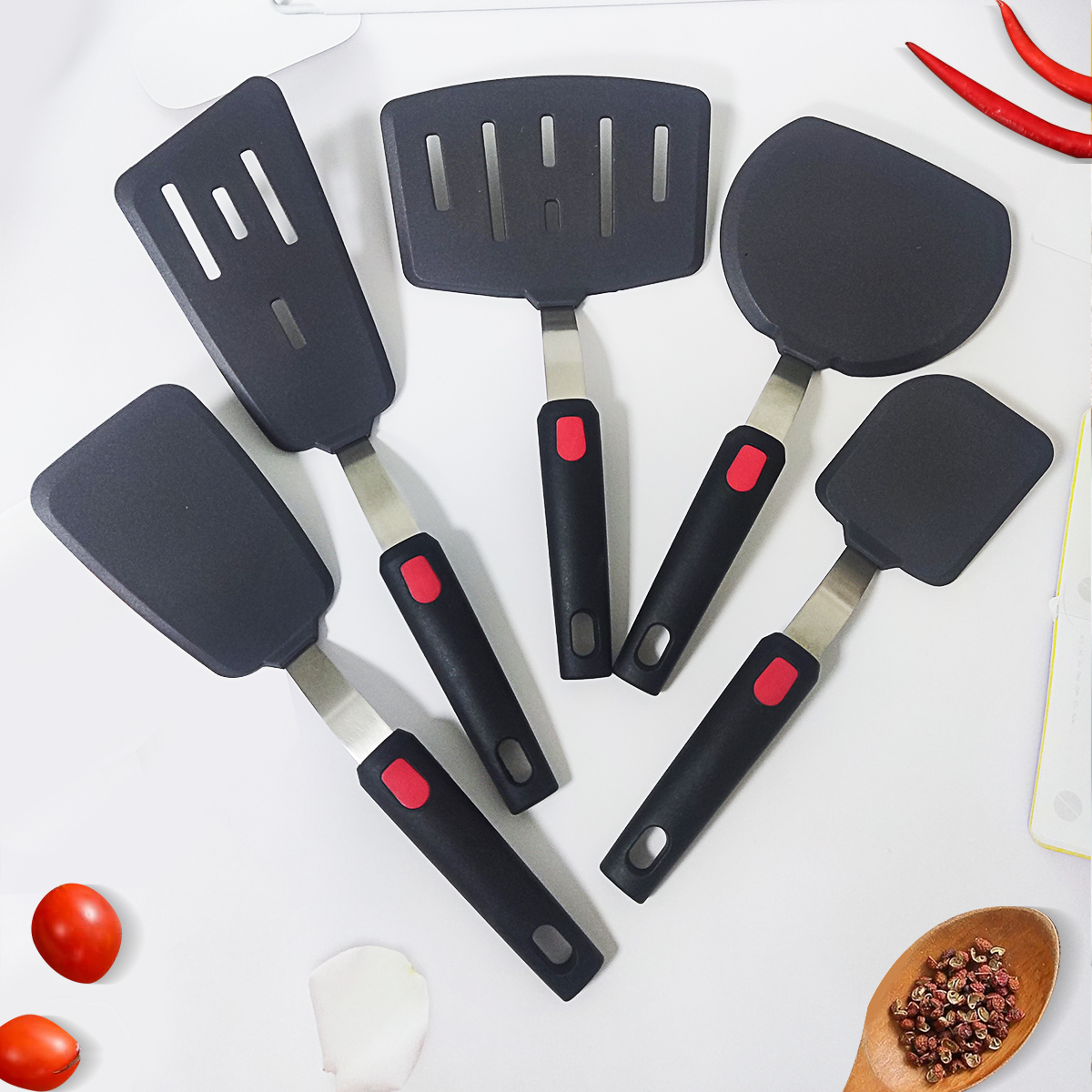 Silicone cooking utensils, tep - Okonomiyaki Spatula recension och pris