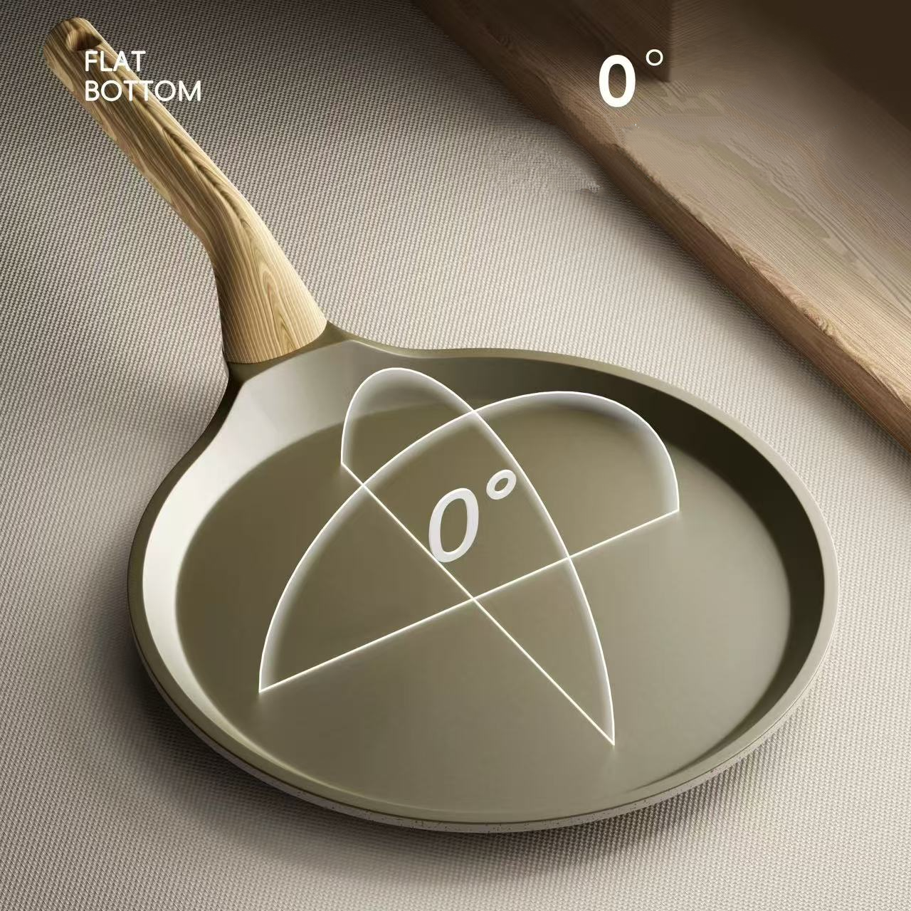 Titanium flat bottomed pan non - Mini Pancake Griddle recension och pris