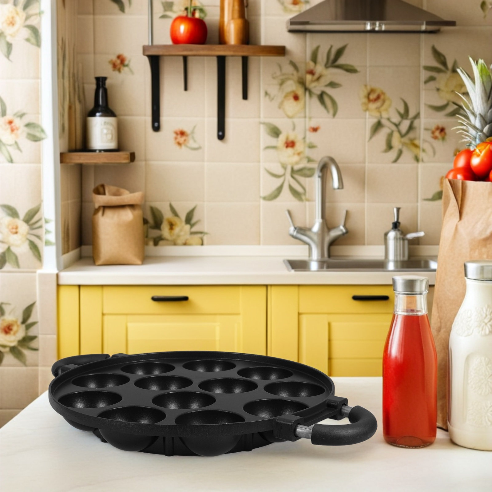 12 Hole Takoyaki Pan Nonstick  - Takoyaki Grill Plate recension och pris