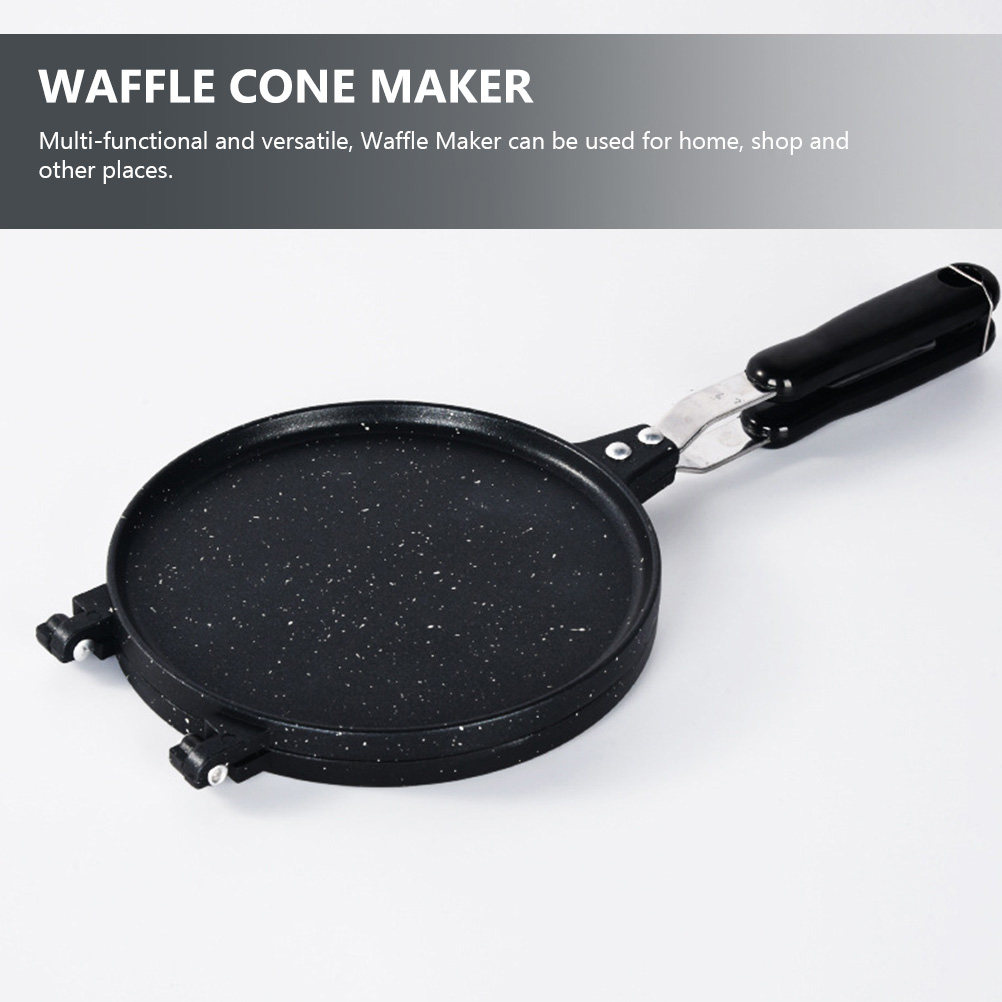 Non-Stick Aluminum Alloy Egg R - Waffle Cone Maker recension och pris