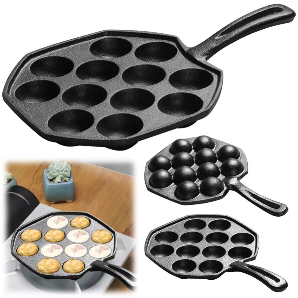 12 Holes Octopus Baking Mold C - Takoyaki Grill Plate recension och pris