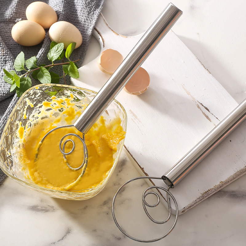 Danish Dough Whisk - Stainless - Danish Pancake Pan recension och pris
