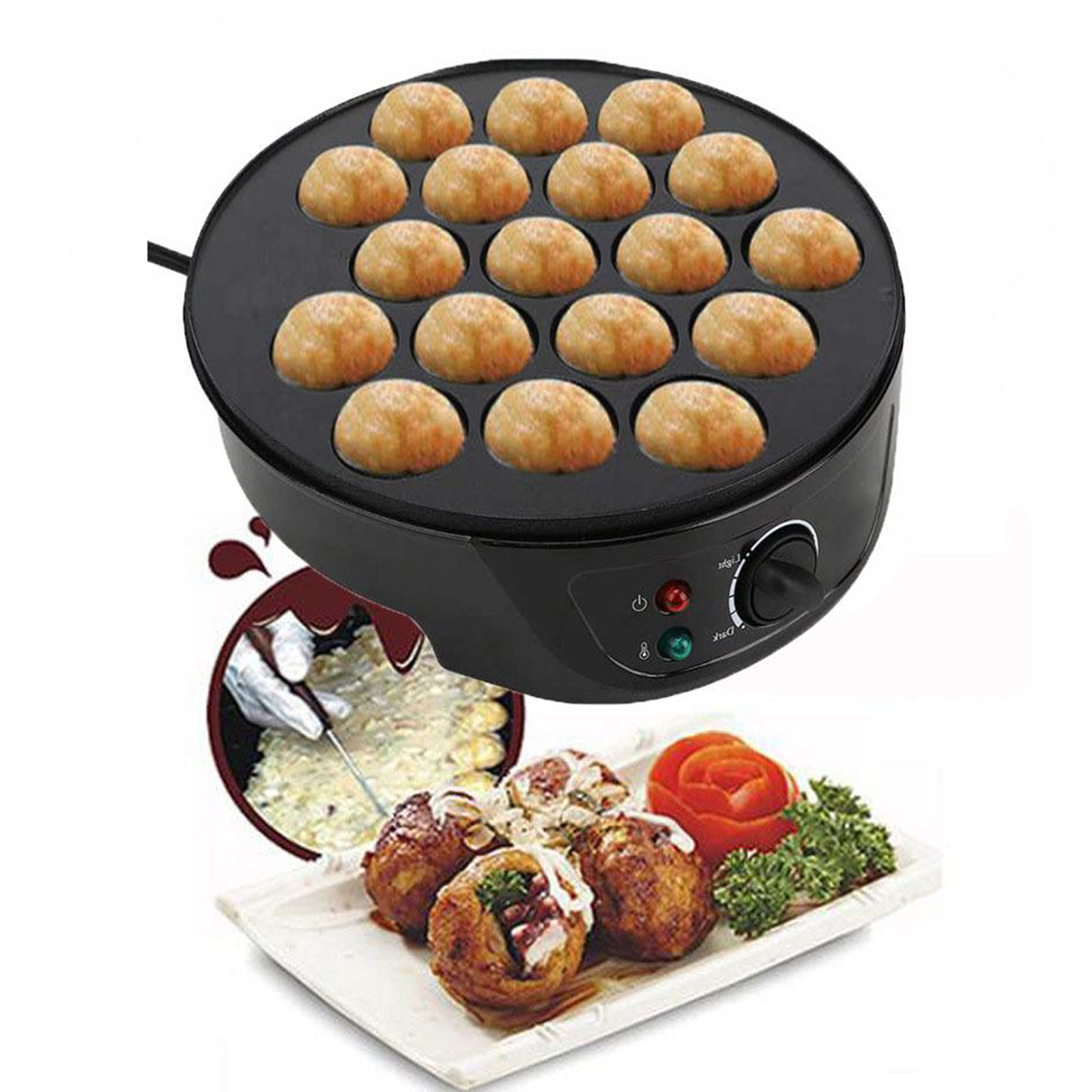 220V Baking Machine Household  - Takoyaki Grill Plate recension och pris