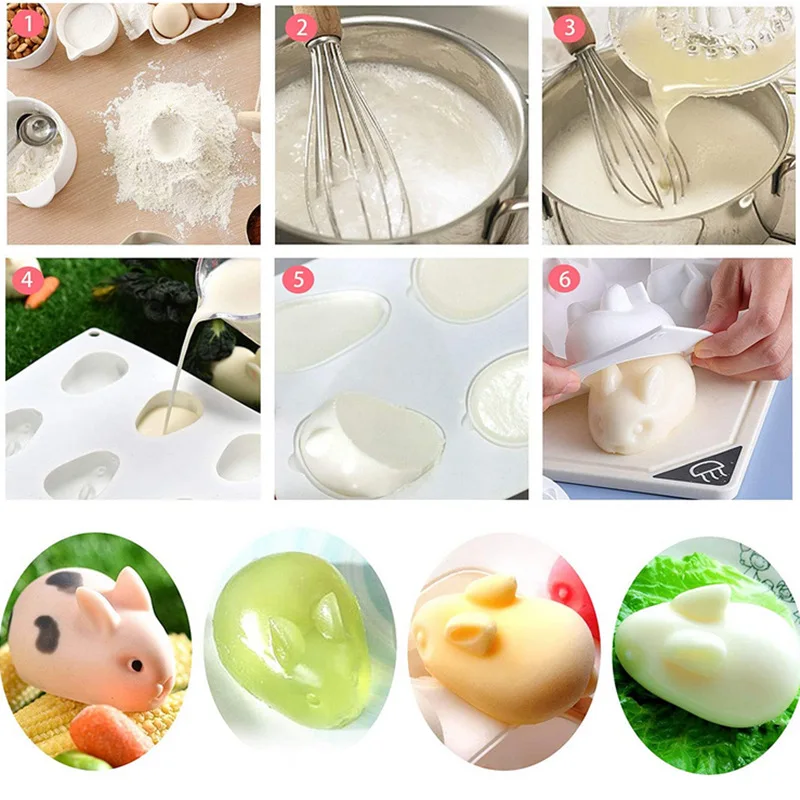 Silicone 3D Bunny Rabbit Cake  - Bunny Cake Mold recension och pris