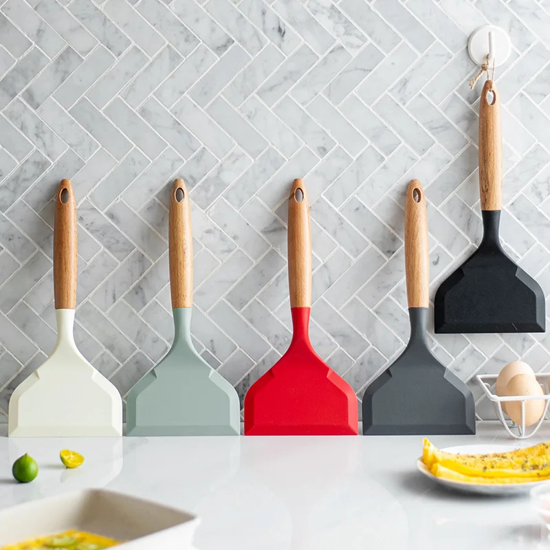 Non-stick Silicone Spatula Wid - Okonomiyaki Spatula recension och pris