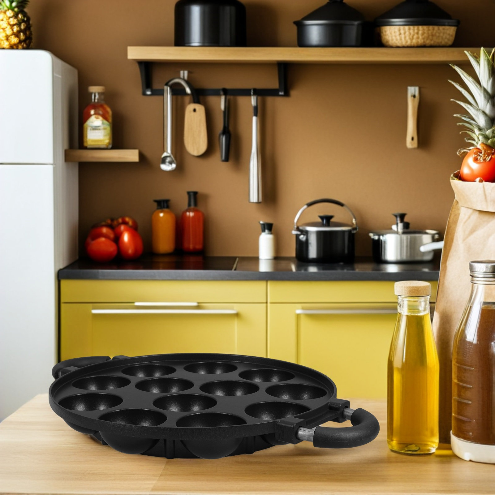 12 Hole Takoyaki Pan Nonstick  - Takoyaki Grill Plate recension och pris