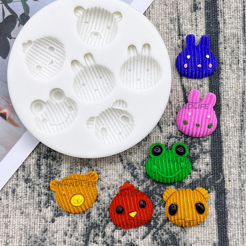 Cute Bear Chick Rabbit Frog Si - Bunny Cake Mold recension och pris
