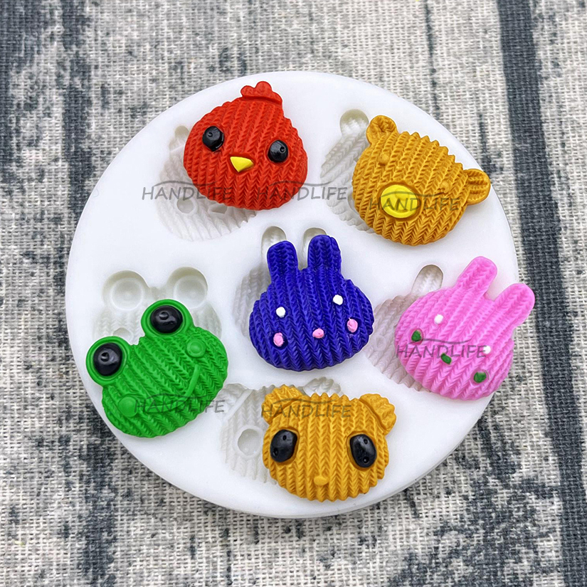Cute Bear Chick Rabbit Frog Si - Bunny Cake Mold recension och pris