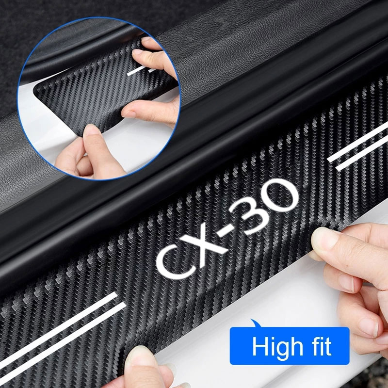 Car Door Sill Guard Plate Thre - Crepe Pan Carbon recension och pris
