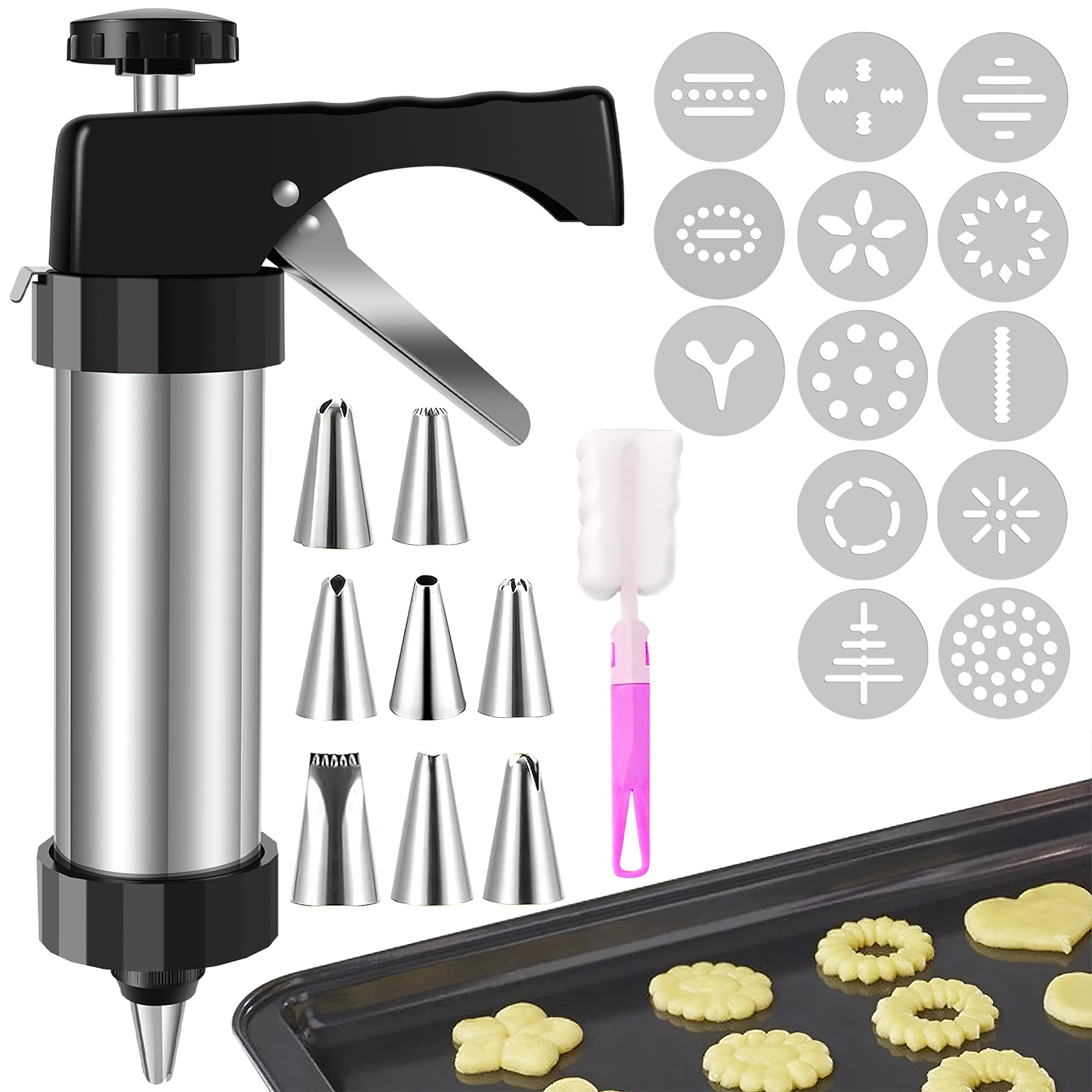 Cookie Maker Machine Stainless - Churros Maker Gun recension och pris