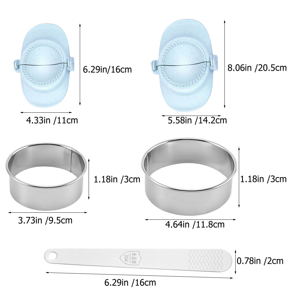 1Set Stainless Steel Dumpling  - Dumpling Press Set recension och pris