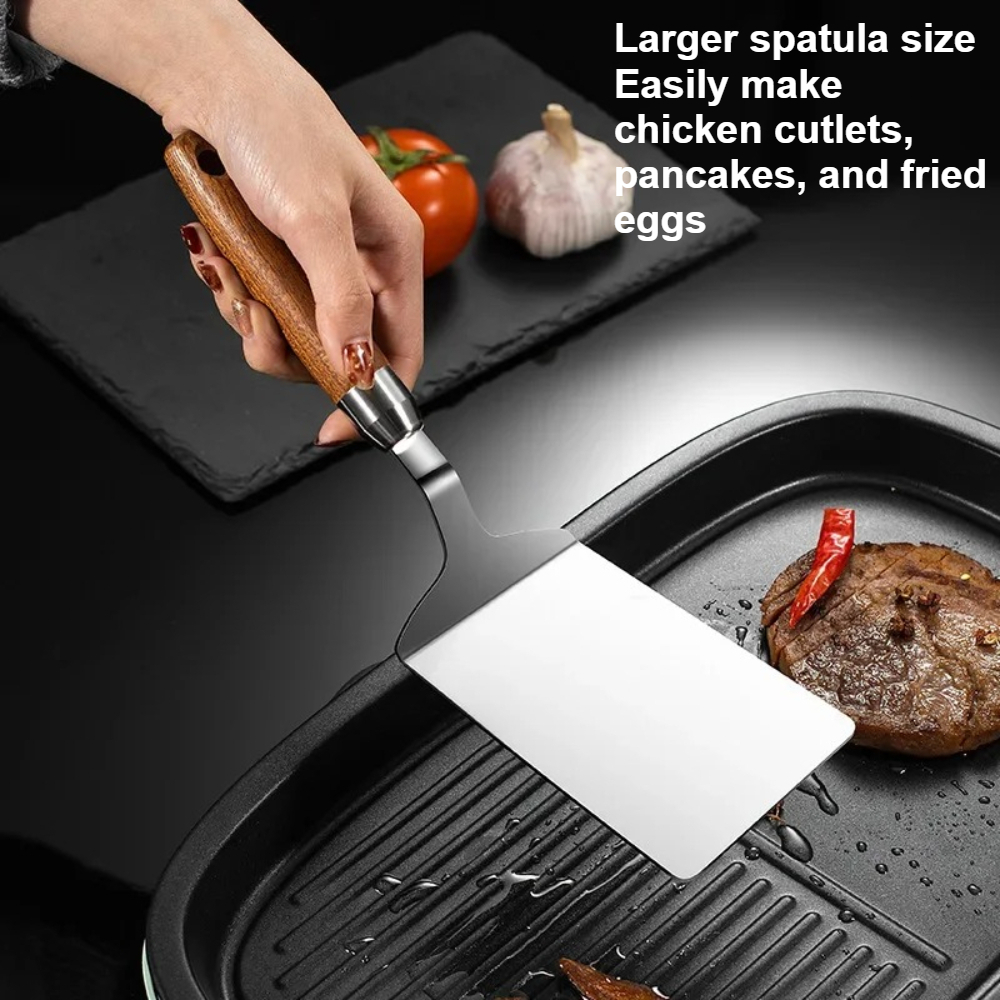 Stainless Steel Spatula with W - Okonomiyaki Spatula recension och pris