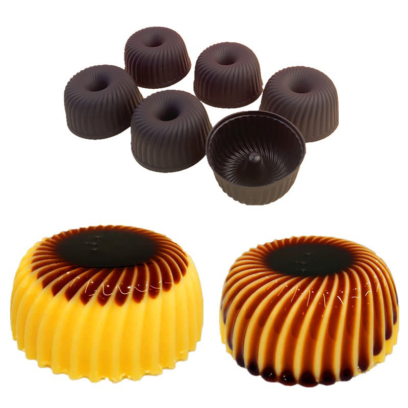 C 1pc Caramel Pudding Jelly Pa - Donut Mold Silicone recension och pris