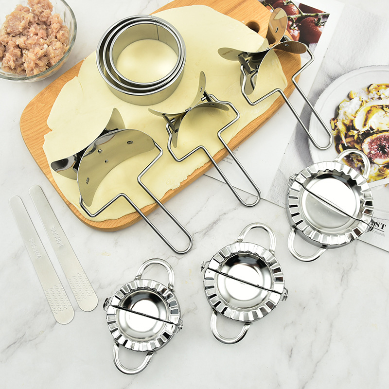 Stainless Steel Dumpling Maker - Dumpling Press Set recension och pris