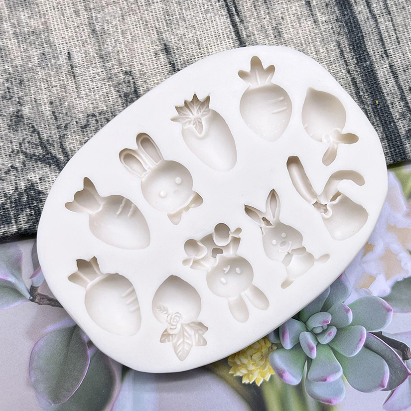 Easter Bunny Rabbit Radish Sil - Bunny Cake Mold recension och pris