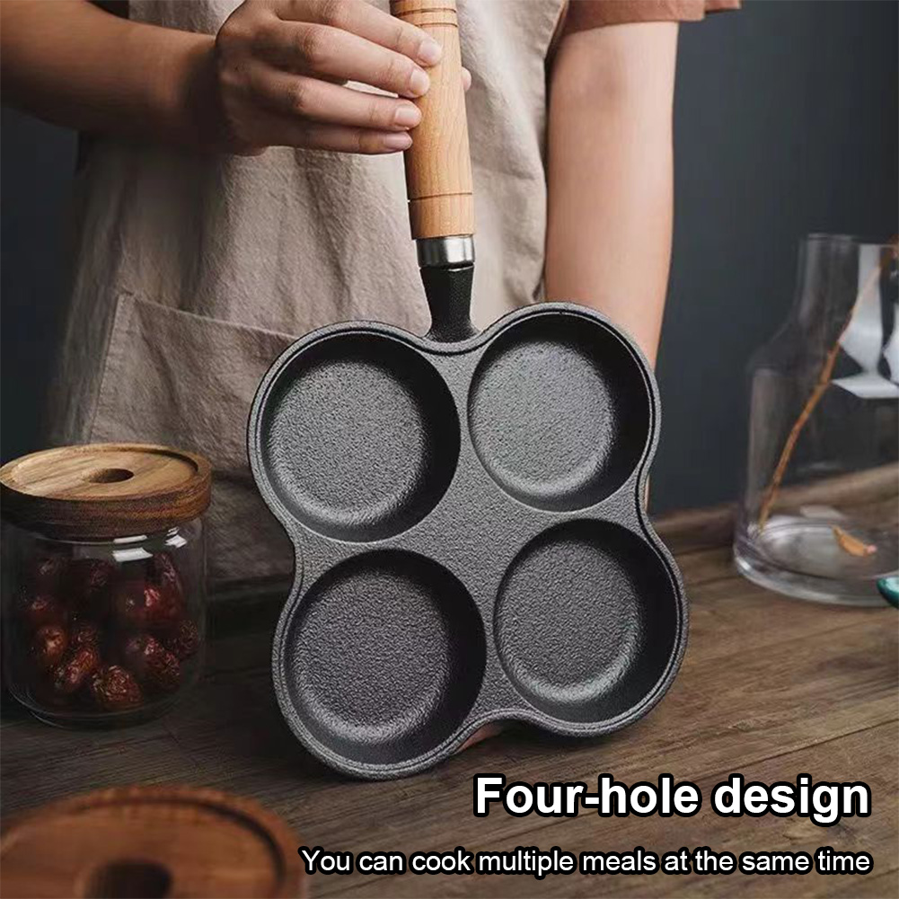 4-Hole Frying Pan Non Stick Br - Mini Pancake Griddle recension och pris