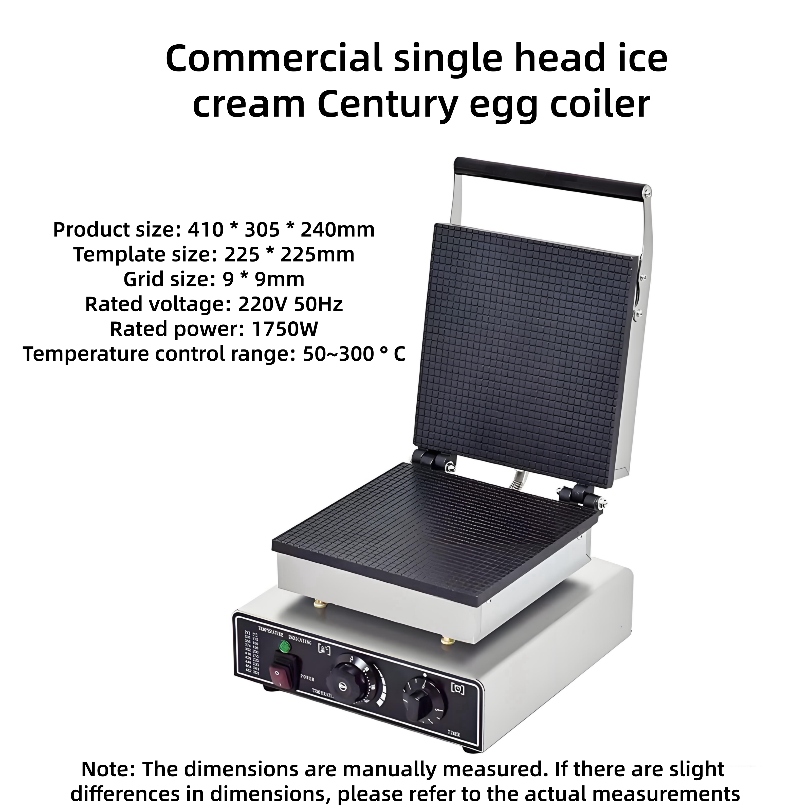 Food tools Commercial New 220V - Waffle Cone Maker recension och pris