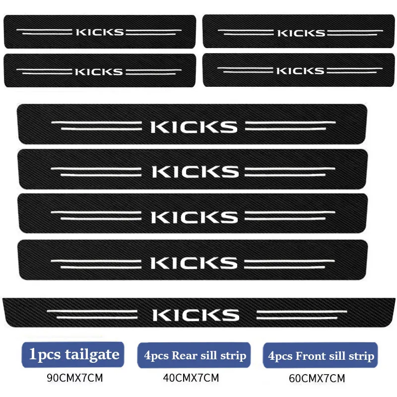 Car Door Sill Guard Plate Thre - Crepe Pan Carbon recension och pris