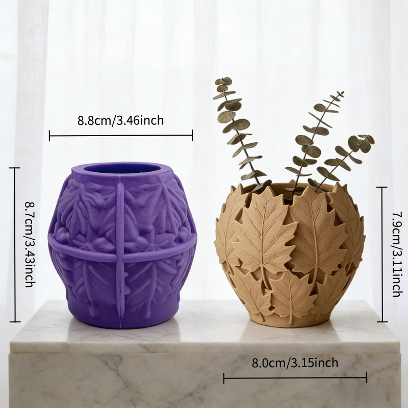 Leaves-shaped silicone art mol - Potsticker Mold recension och pris