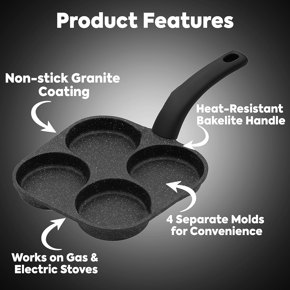 Egg Frying Pan Nonstick Pancak - Mini Pancake Griddle recension och pris